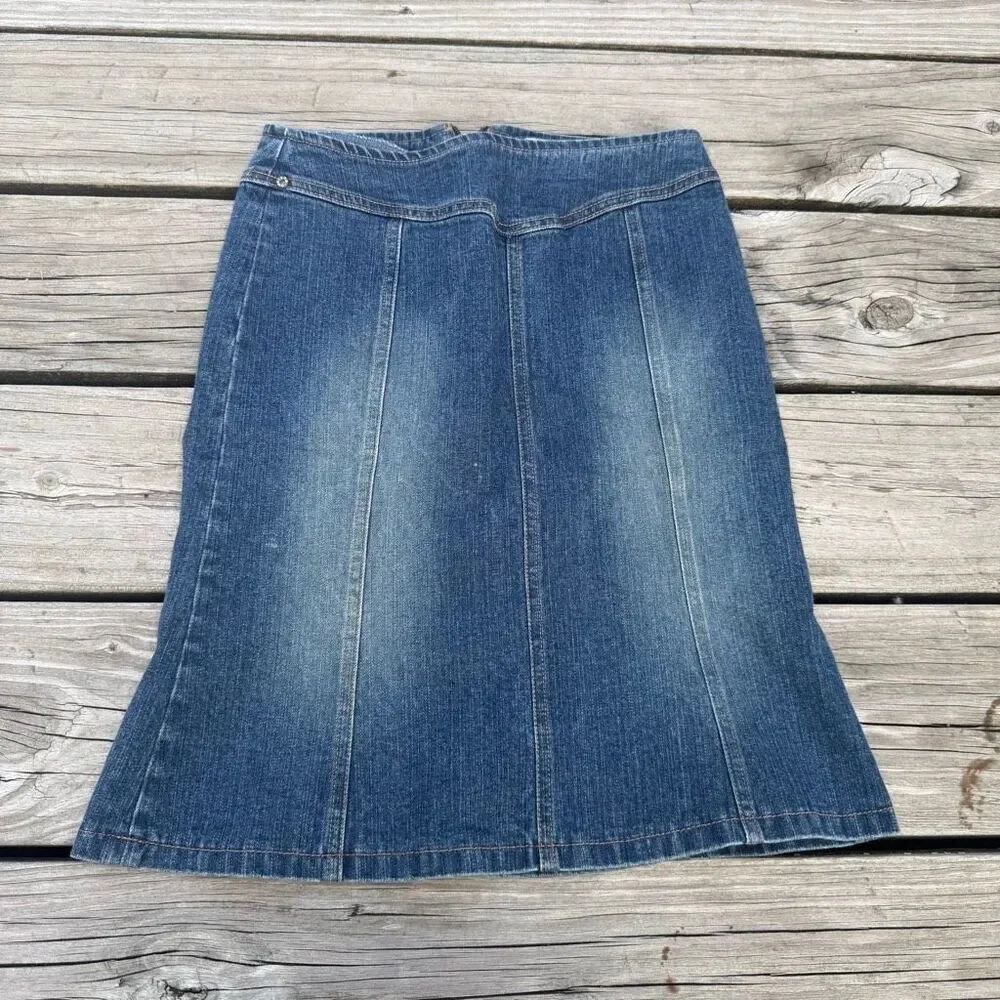 Limited Too Denim A-Line Jean Skirt Y2K